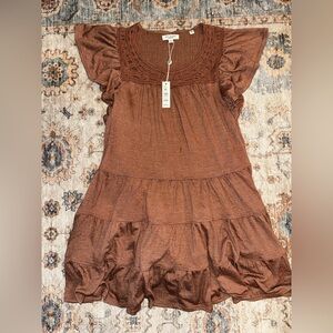 Max Studio Copper Boho Dress